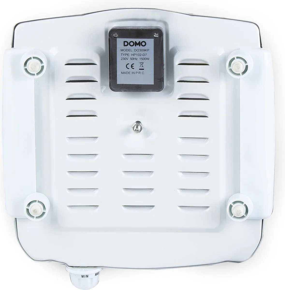 Domo DO309KP Kookplaat 1 Pit - 1500W - Wit