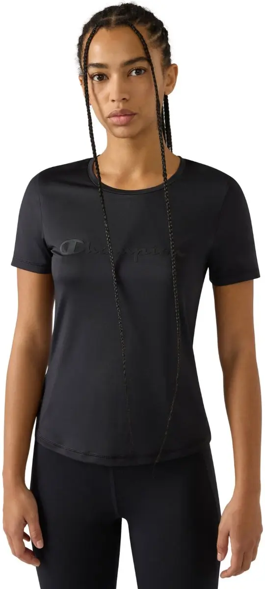 Champion Crewneck T-shirt KK001 Dames - Zwart