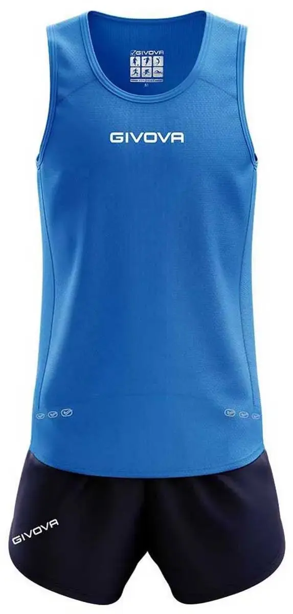 Macron Givova New York Set - M - Blauw