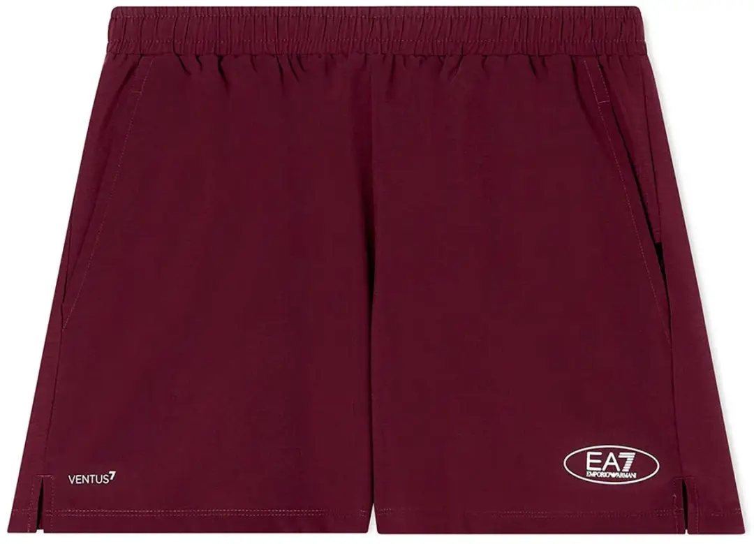 Giorgio Armani EA7 Tennis Pro Korte Broek - L - Bordeaux