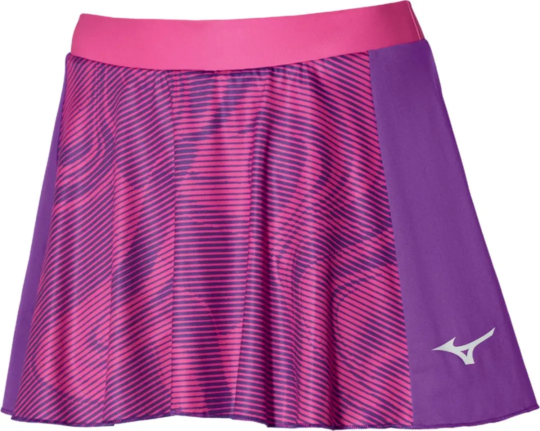 Mizuno Printed Flying Skirt Dames - Paars/Rose L