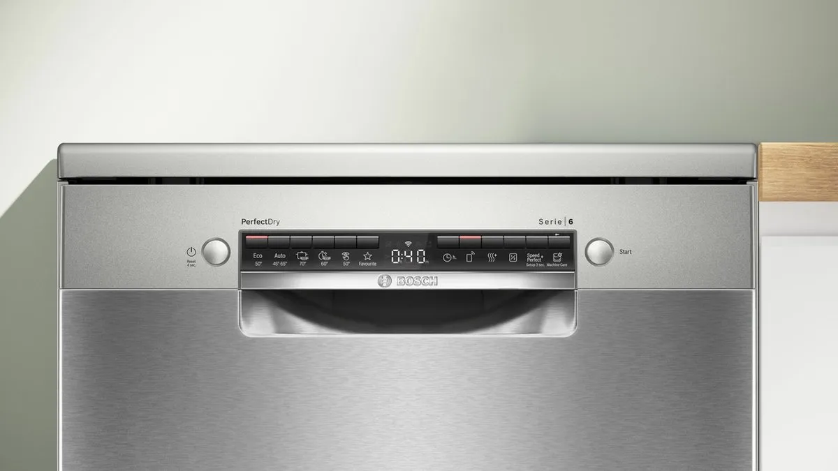 Bosch Serie 6 SMS6TCI00E Vaatwasser 14 Couverts - RVS