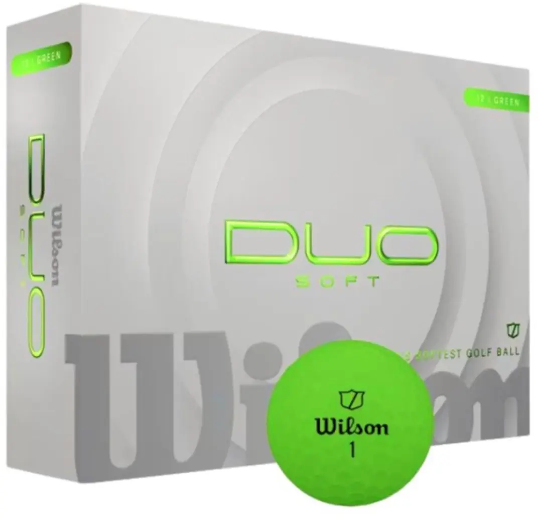 Wilson DUO Soft Golfballen Groen