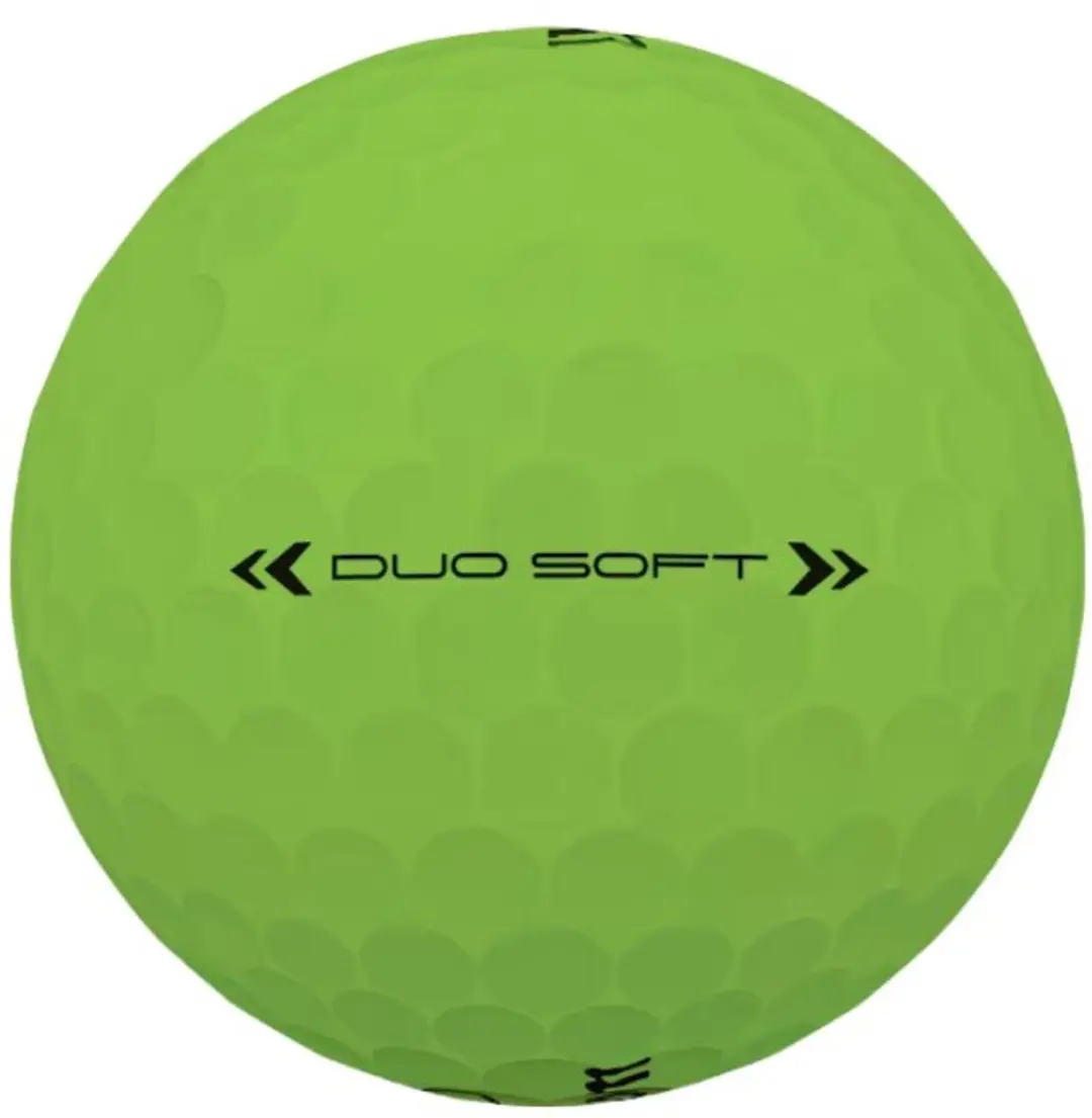 Wilson DUO Soft Golfballen Groen - 12 Stuks