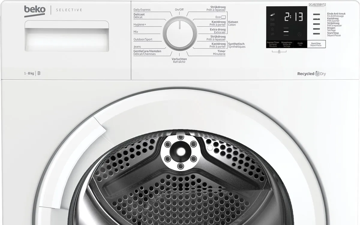 Beko DCU8235BXT2 Condensdroger 8kg - Wit