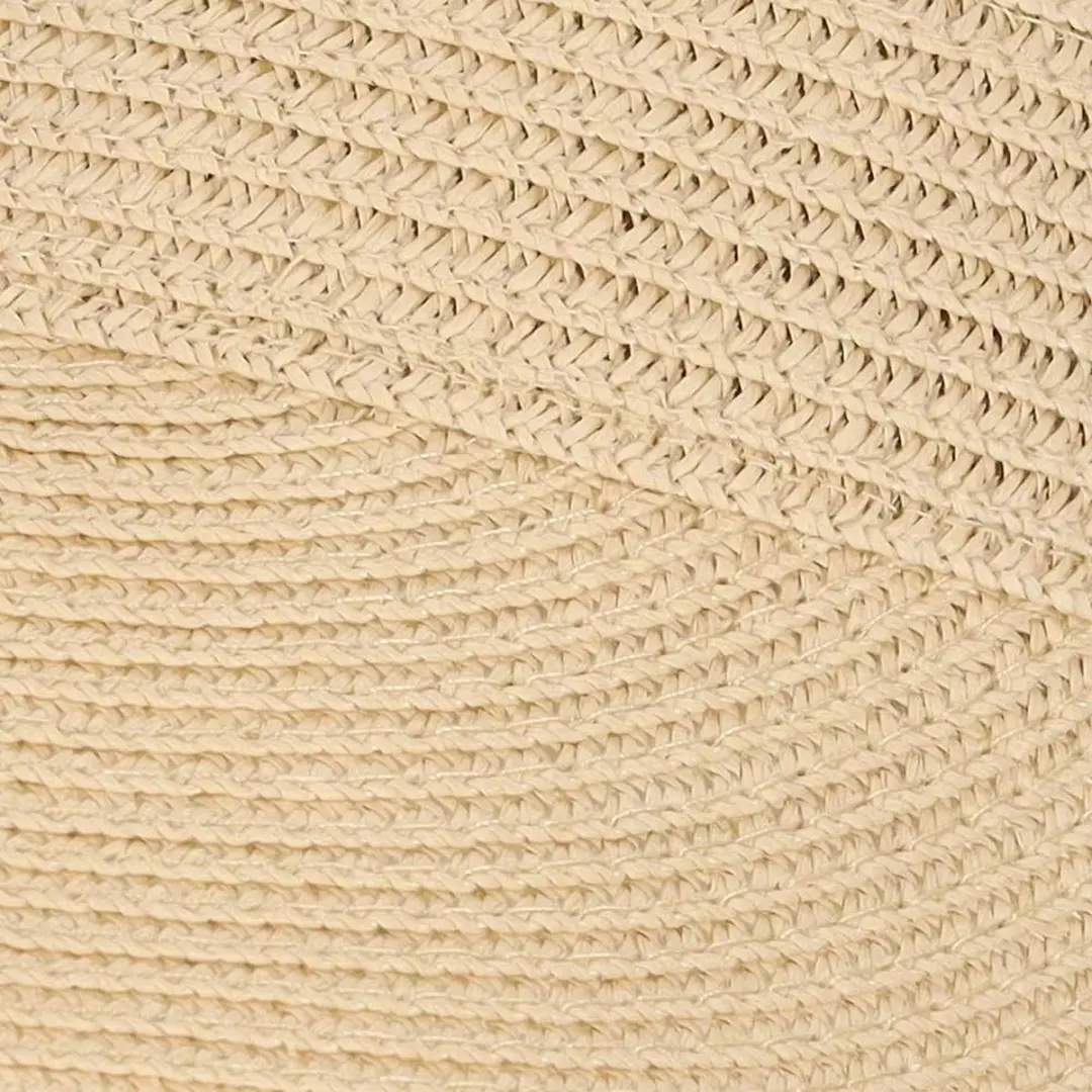 Sarlini Zonneklep Gevlochten Papierstro - One Size - Beige