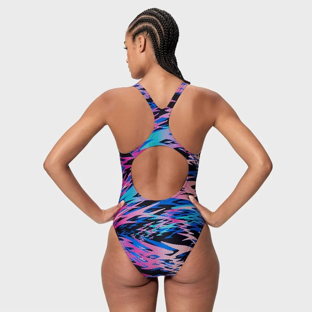 Speedo Hyperboom Medalist Dames Sportbadpak - Zwart/Roze - 40