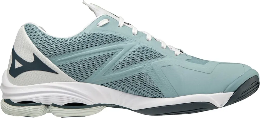 Mizuno Wave Lightning Z7 Sportschoenen 46 - Lichtblauw/Wit/Geel