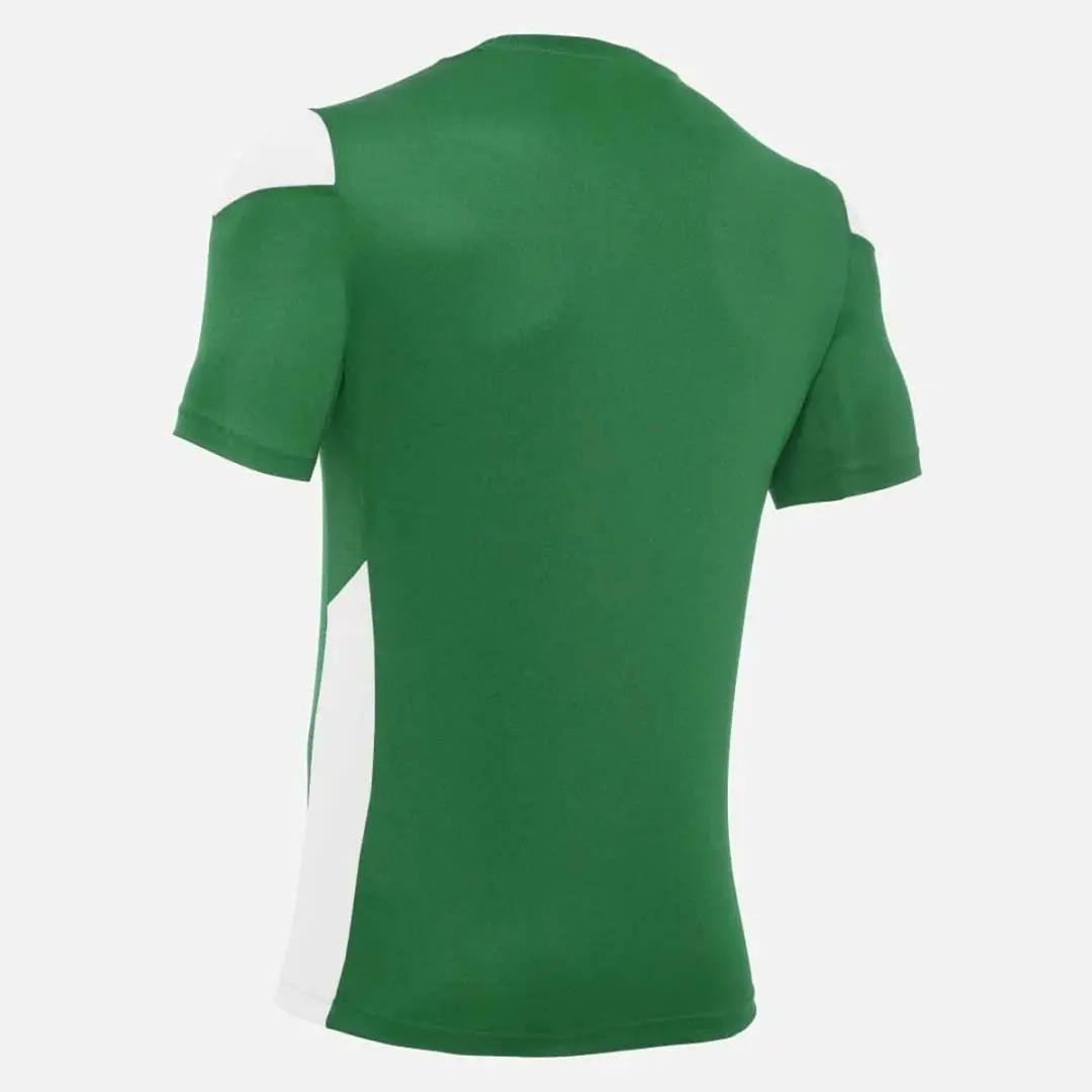 Macron Polis Shirt Korte Mouw Heren - Groen XL