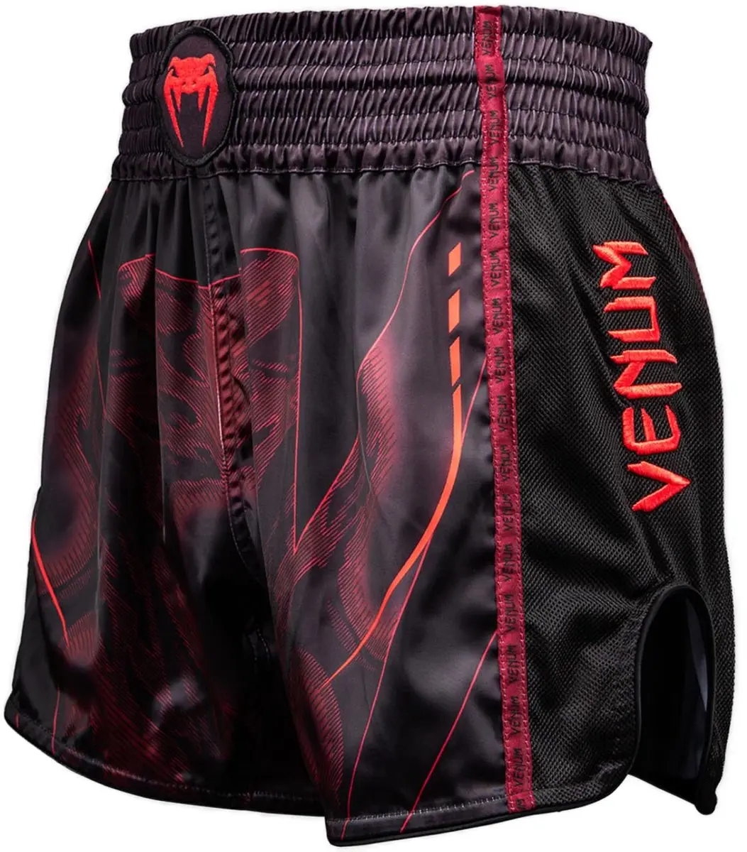 Venum Spectre Muay Thai Shorts - XL - Zwart/Rood