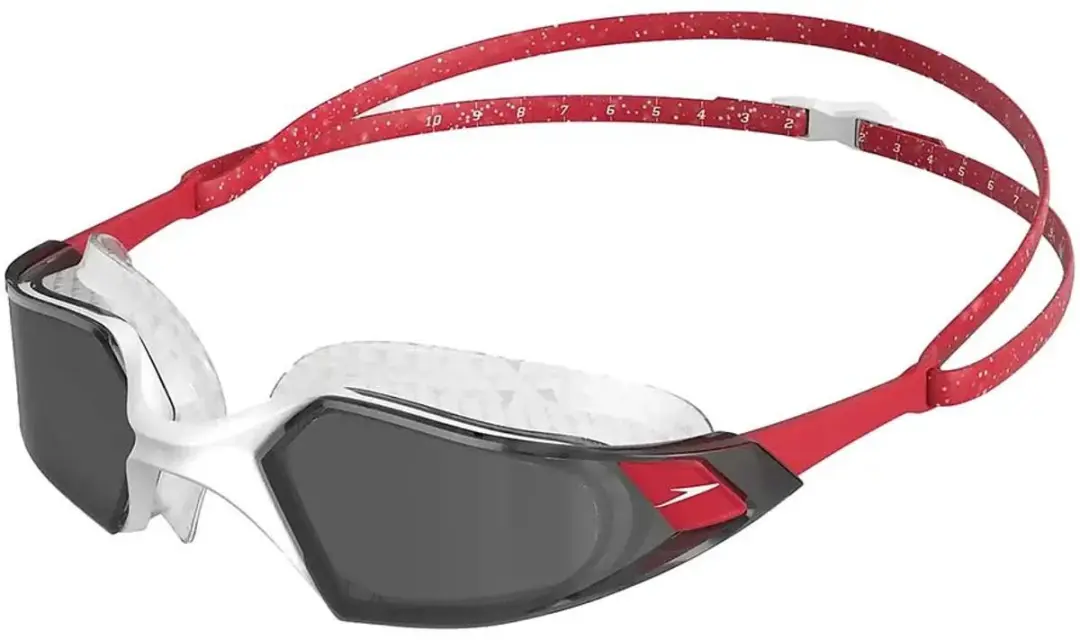 Speedo Aquapulse Pro Zwembril - Rood/Wit - afbeelding 6 van 6