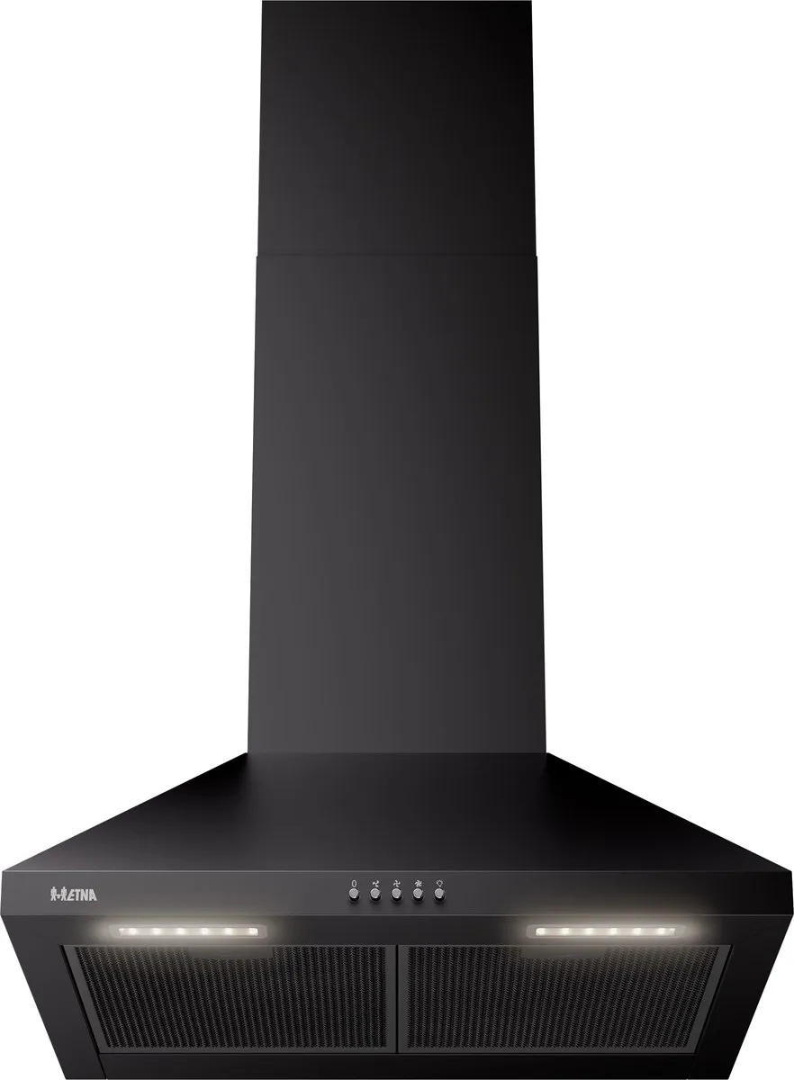 Etna AP461ZT Schouwkap 60cm - 446 m³/u - 3 standen - Matzwart
