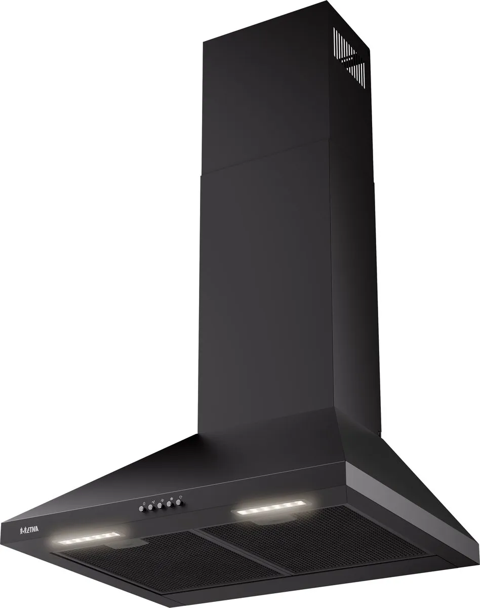 Etna AP461ZT Schouwkap 60cm - 446 m³/u - 3 standen - Matzwart
