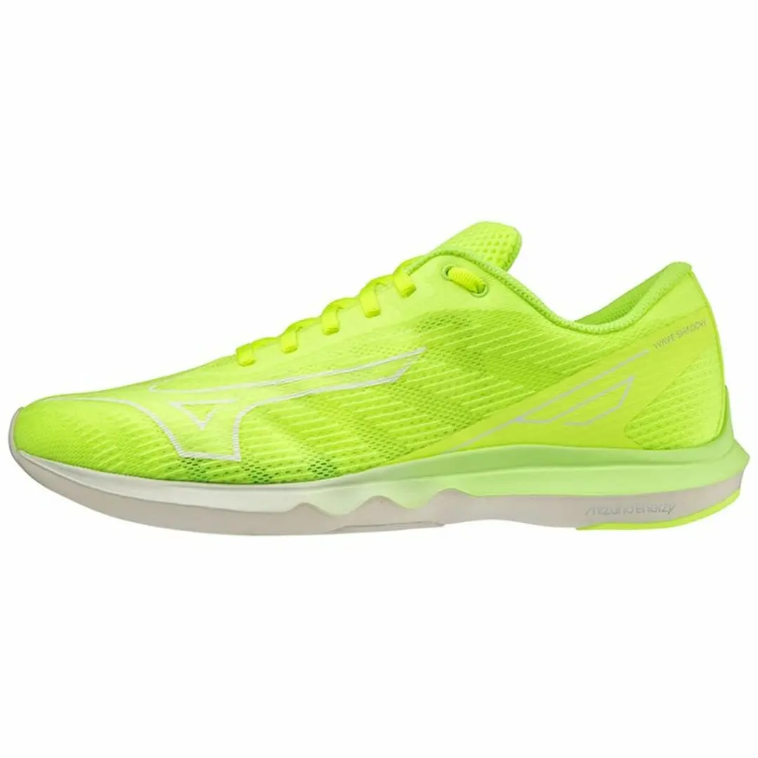 Mizuno Wave Shadow 5 Hardloopschoenen 44 - Limoengroen