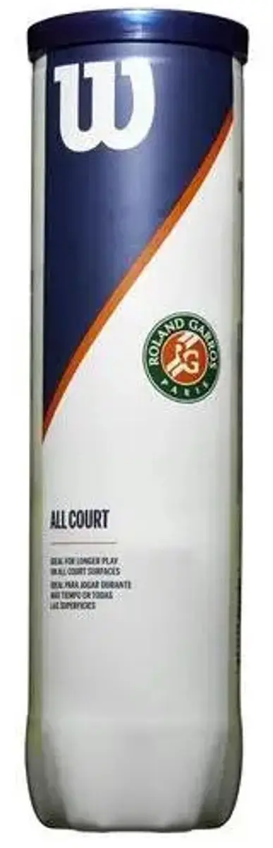 Wilson Roland Garros All Court Tennisballen 4 Stuks - Geel