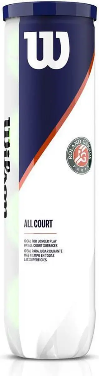 Wilson Roland Garros All Court Tennisballen 4 Stuks