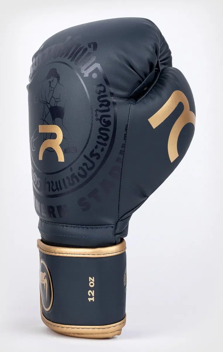 Venum Rajadamnern Bokshandschoenen 12oz - Navy Blue
