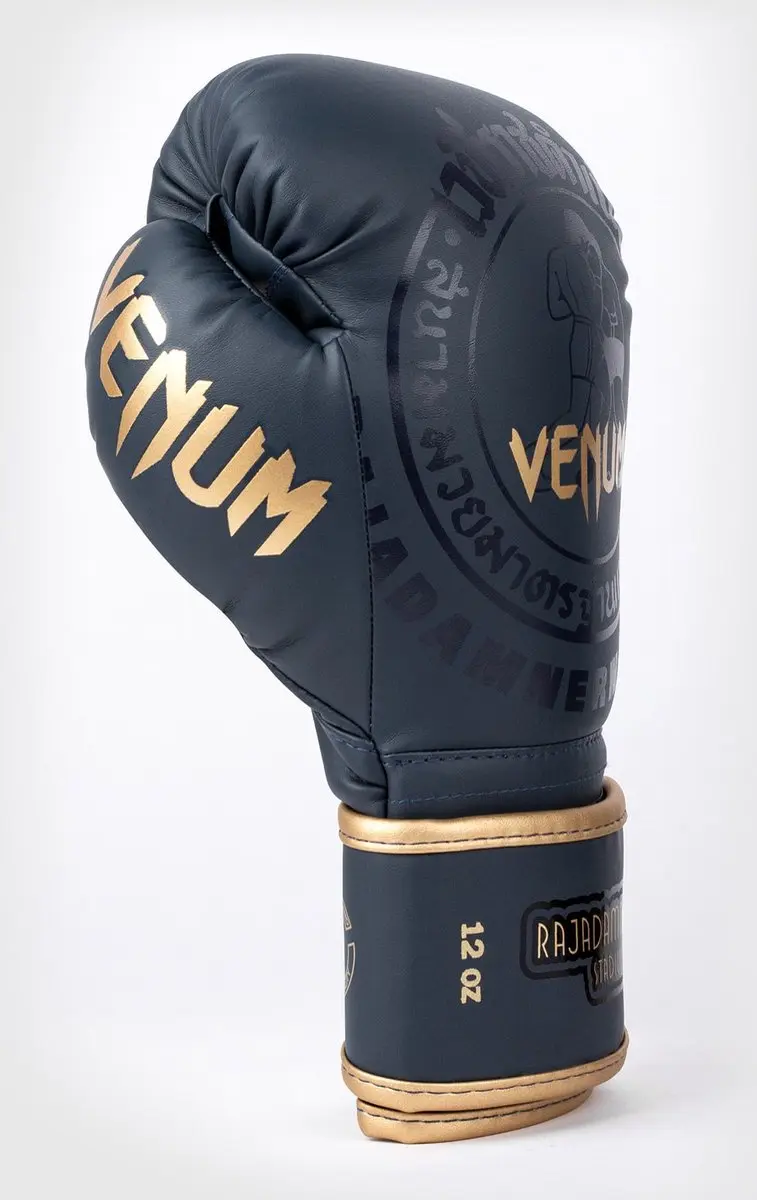 Venum Rajadamnern Bokshandschoenen 12oz - Navy Blue - afbeelding 6 van 6