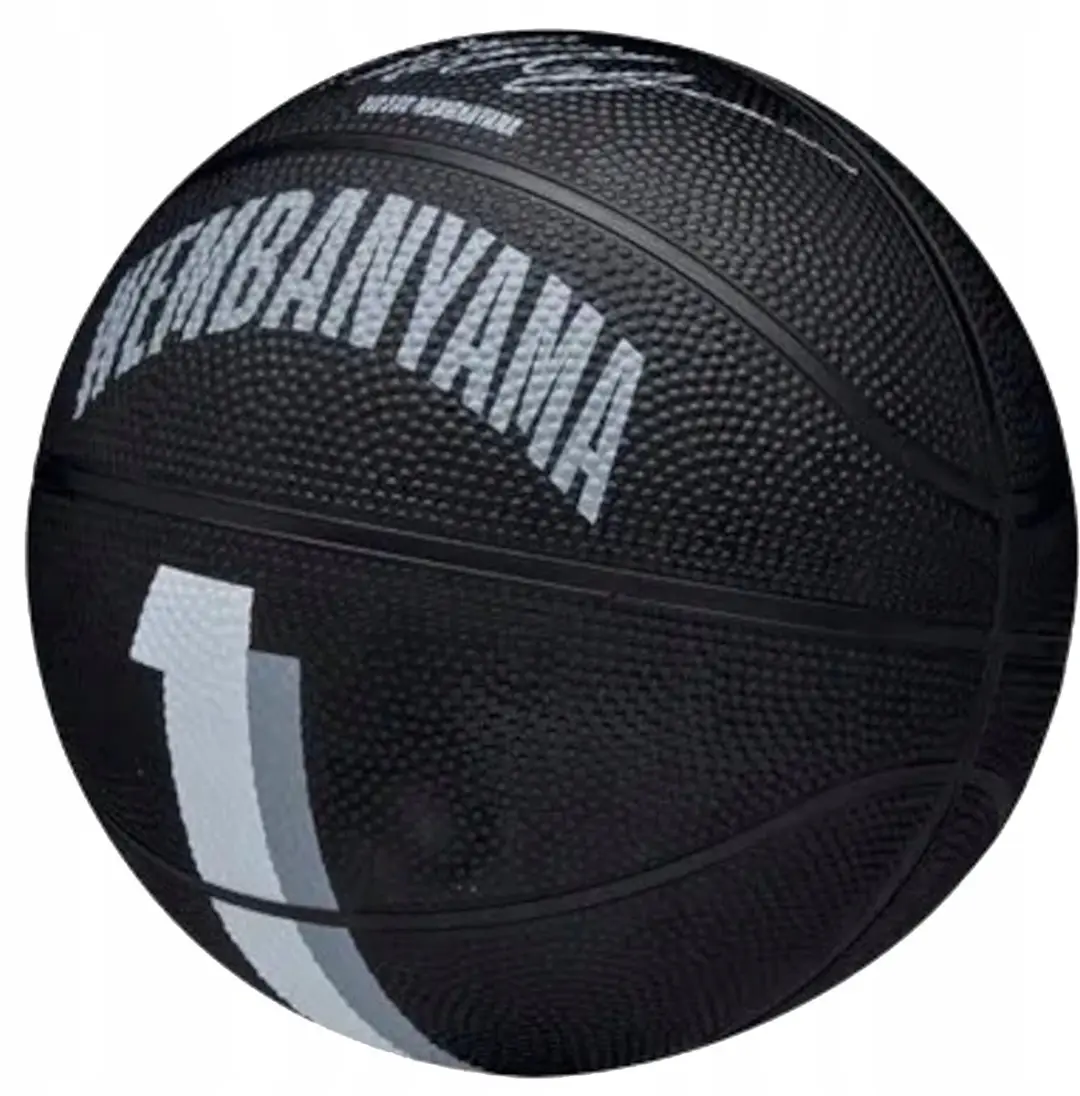 Wilson NBA Victor Mini Basketbal Maat 3 - Zwart