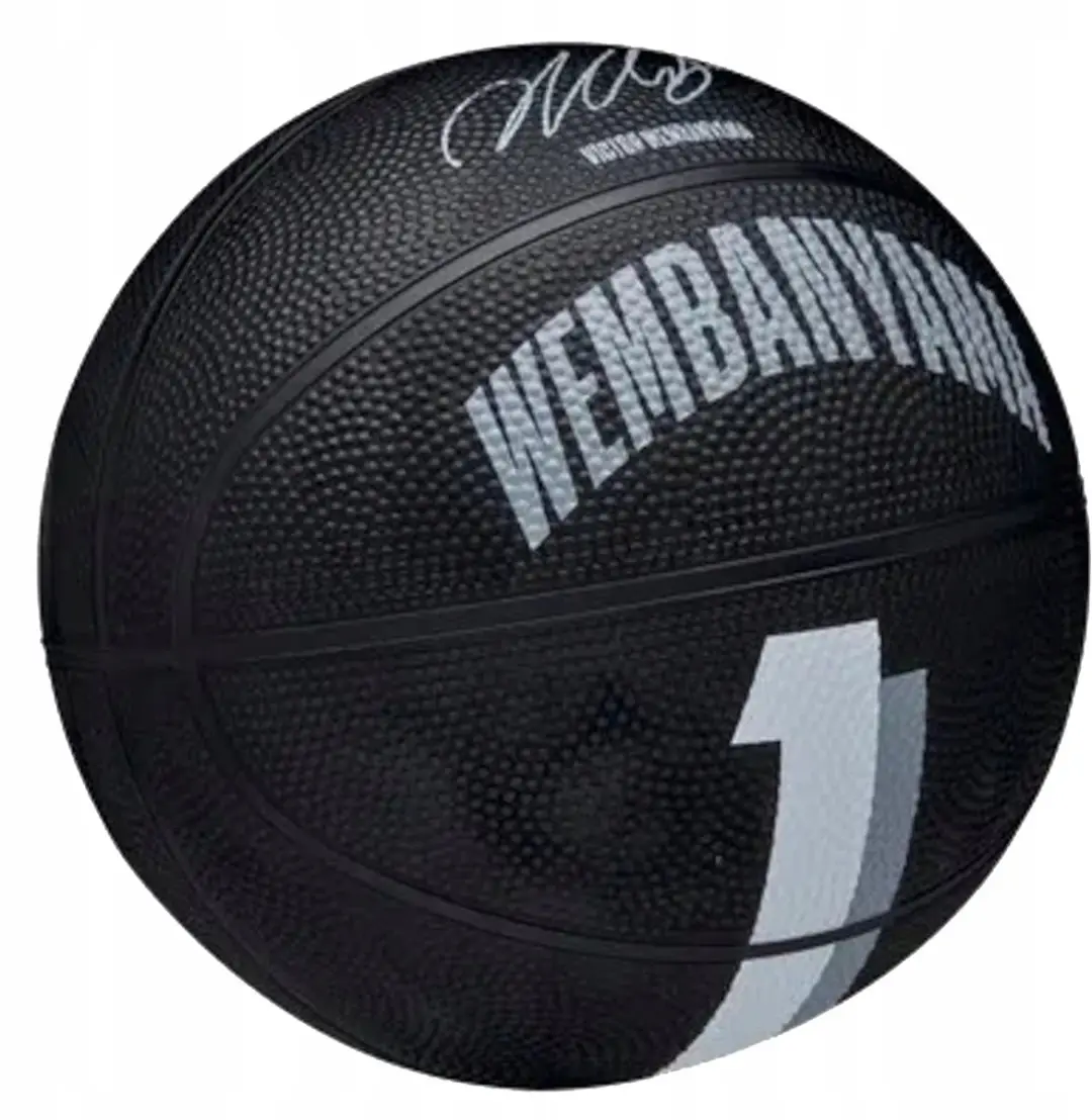 Wilson NBA Victor Mini Basketbal Maat 3 - Zwart