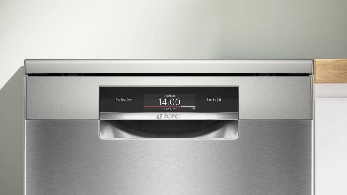 Bosch Serie 8 SMS8TCI04E Vrijstaande Vaatwasser 14 Couverts - Geborsteld Staal