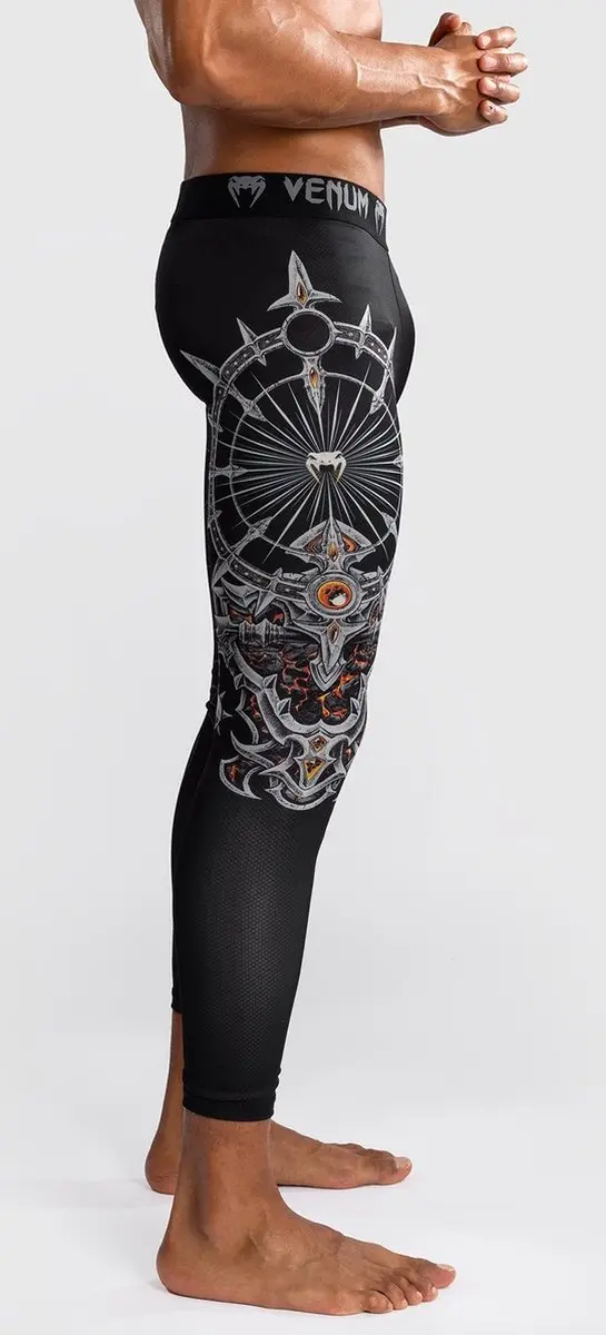 Venum Gladiator 5.0 Spats - M - Zwart Zilver