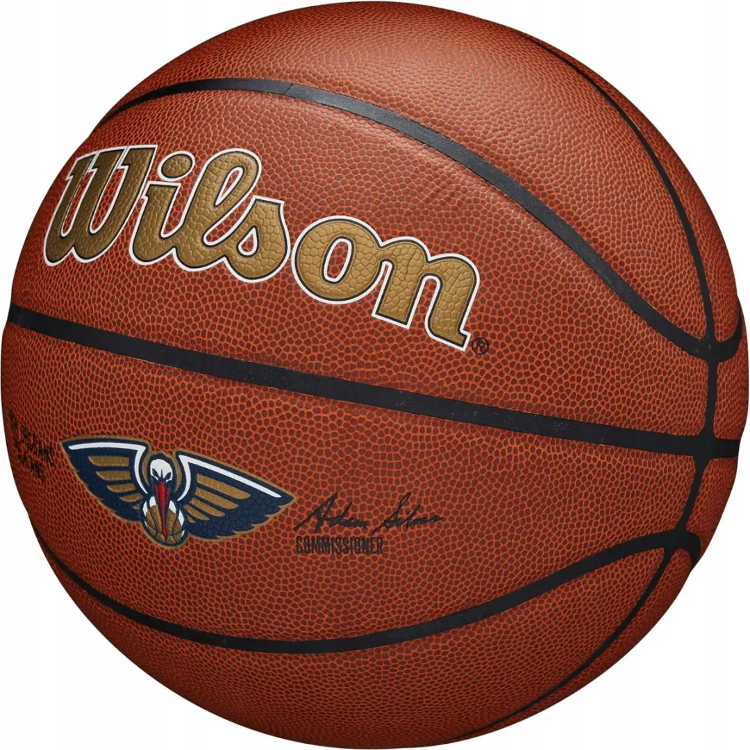 Wilson NBA Team Alliance New Orleans Pelicans Basketbal - Maat 5 - Rood