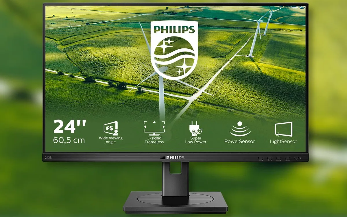 Philips 242B1G Full HD IPS Monitor 24" - USB-hub - afbeelding 6 van 6