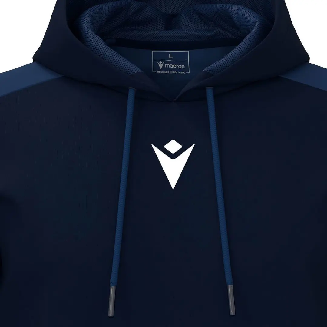 Macron Horn Sweater Met Kap Kinderen 140 - Marine