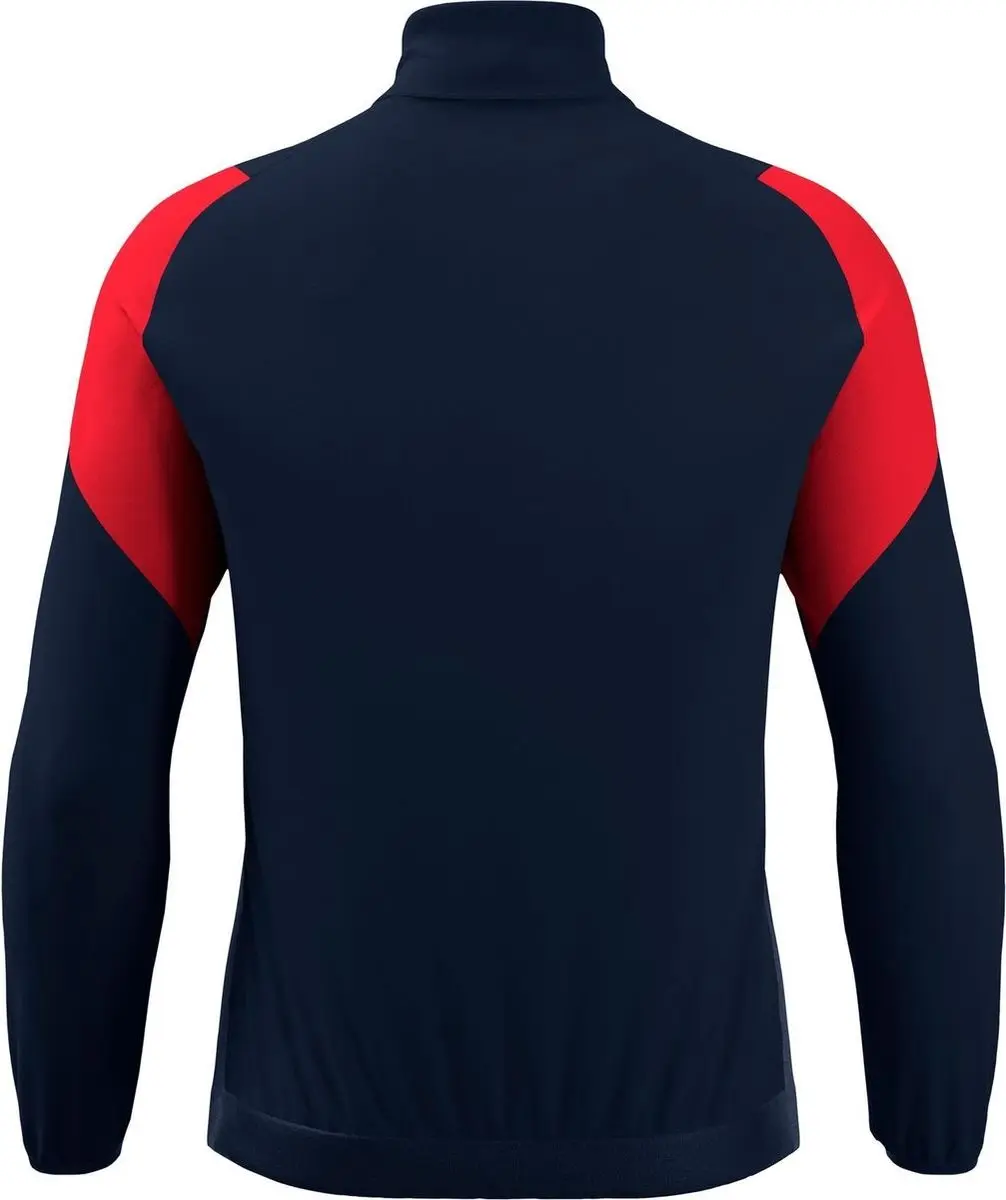 Macron Glory Vanir Top Full Zip Kinderen 140 - Marine/Rood - afbeelding 6 van 6