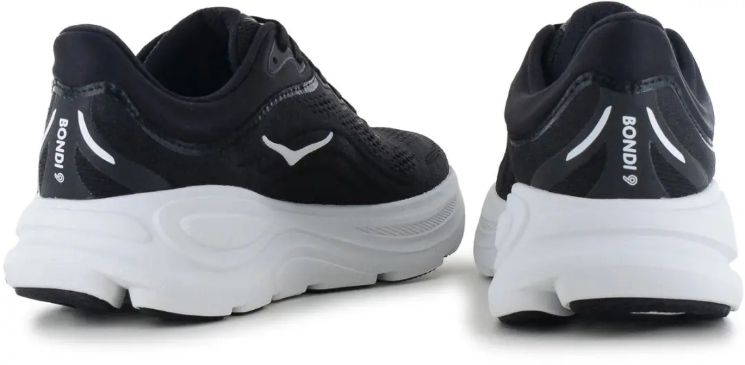 Hoka Bondi 9 Hardloopschoenen Dames - 38 2/3 - Zwart/Wit