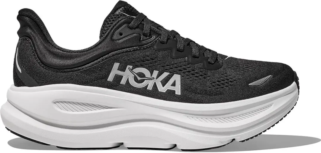 Hoka Bondi 9 Hardloopschoenen Dames - 38 2/3 - Zwart/Wit