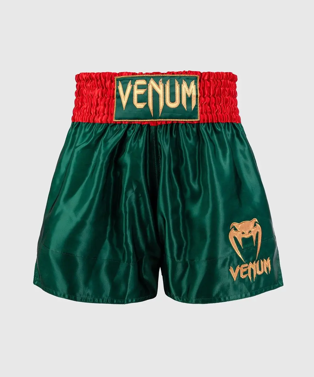 Venum Classic Muay Thai Shorts Diep Bosgroen S - afbeelding 6 van 6