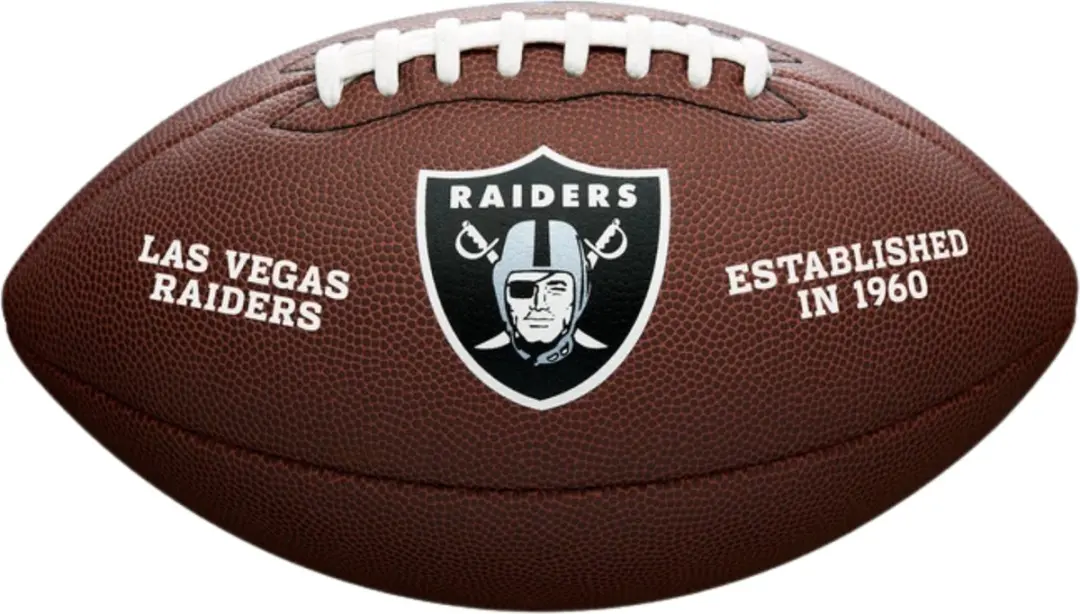 Wilson NFL Backyard Legend Club Raiders Voetbal 5