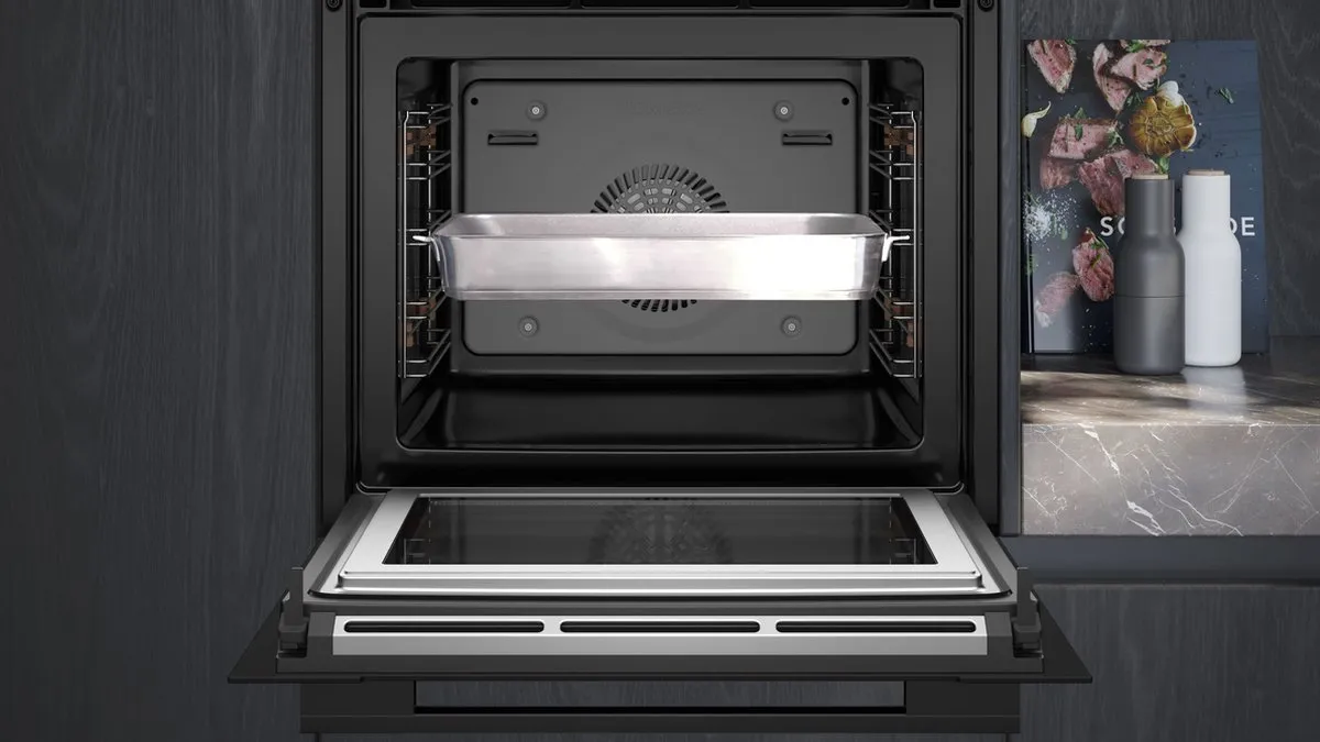 Siemens HZ9FF010 Flex Pan Inductie 45cm - RVS - 3-laags antiaanbaklaag