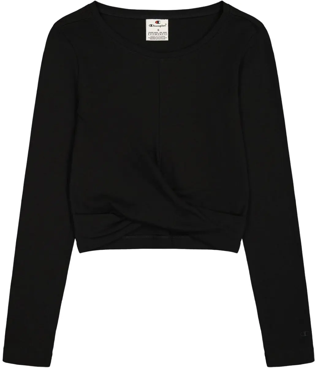 Champion Dames Crewneck Croptop - XL - Zwart