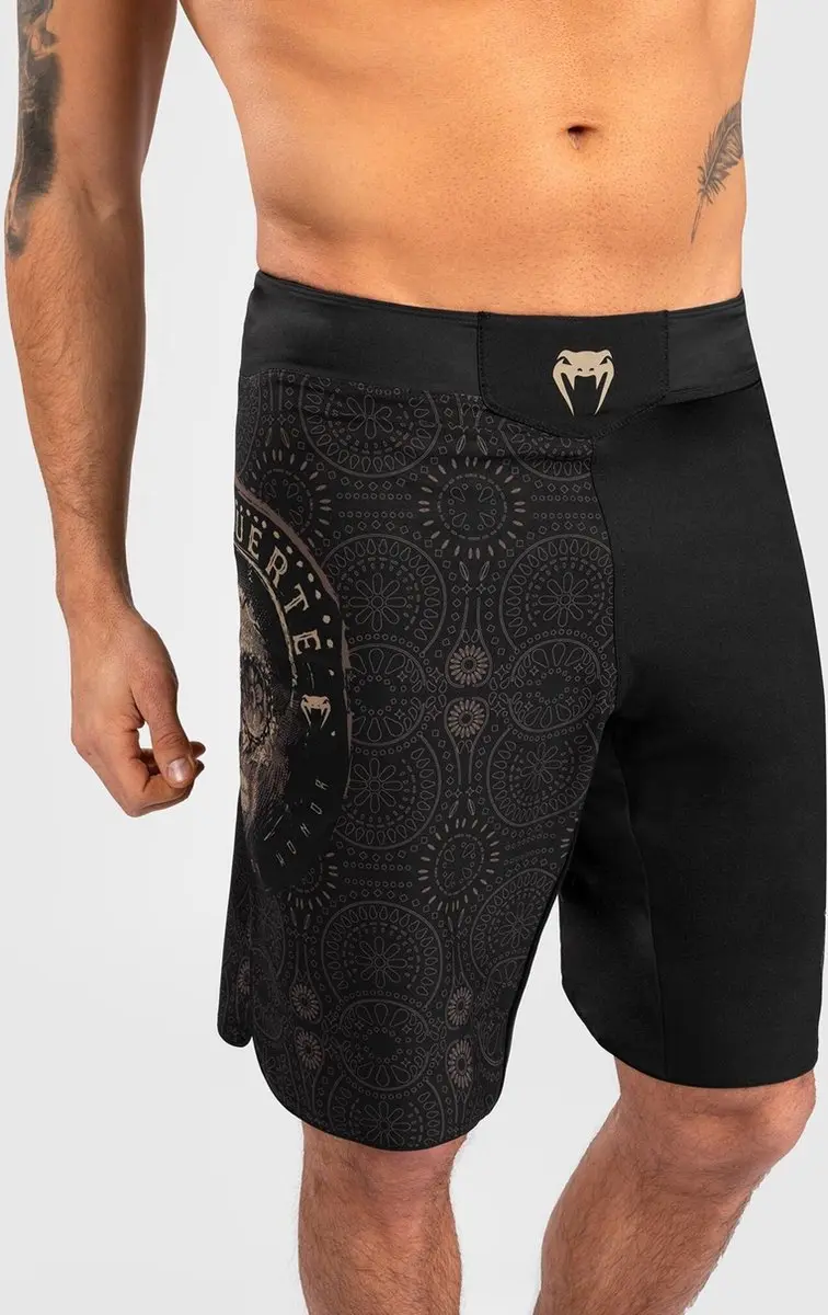 Venum Santa Muerte Fightshort - L - Zwart/Bruin