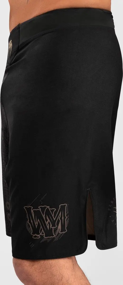 Venum Santa Muerte Fightshort - L - Zwart/Bruin