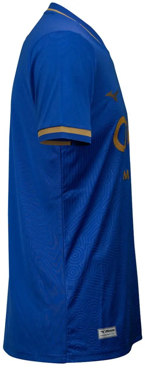 Mizuno As Monaco 25/26 Weg T-shirt - Blauw - S - afbeelding 6 van 6