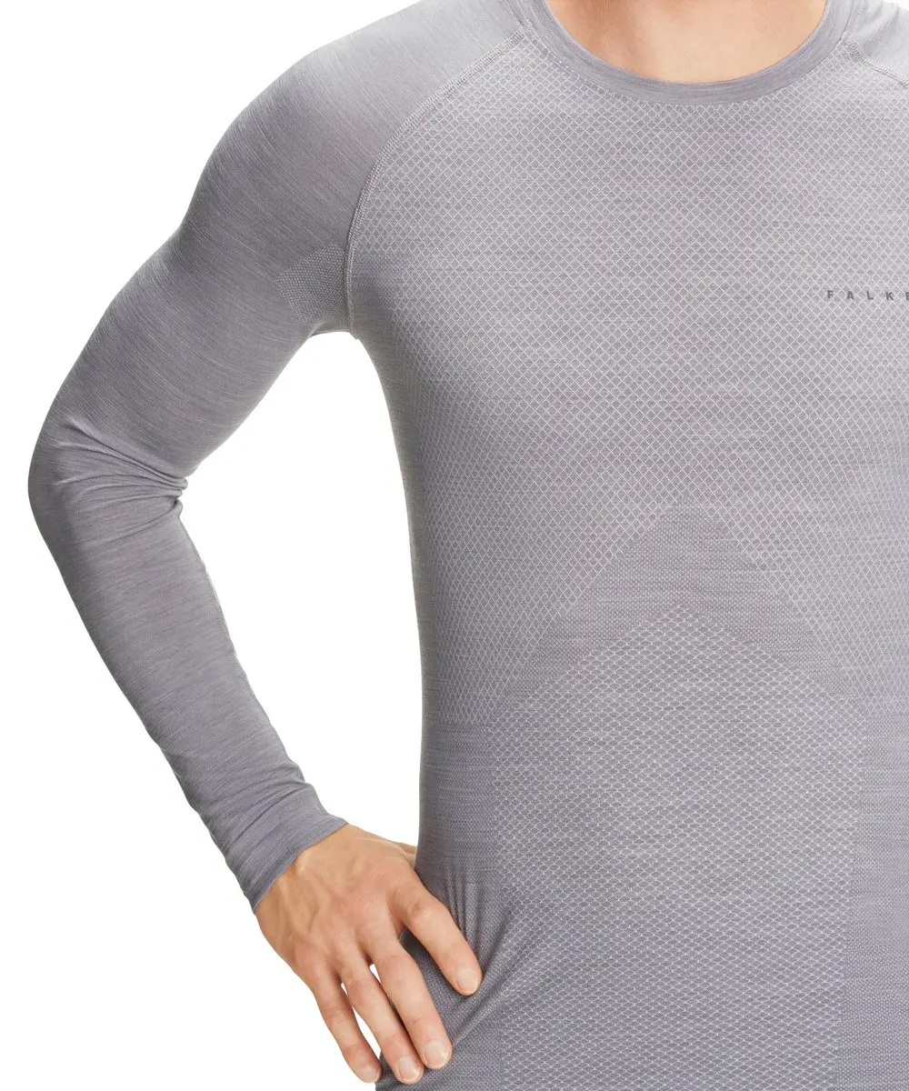 FALKE Wool-Tech Light Heren Shirt - XL - Grijs