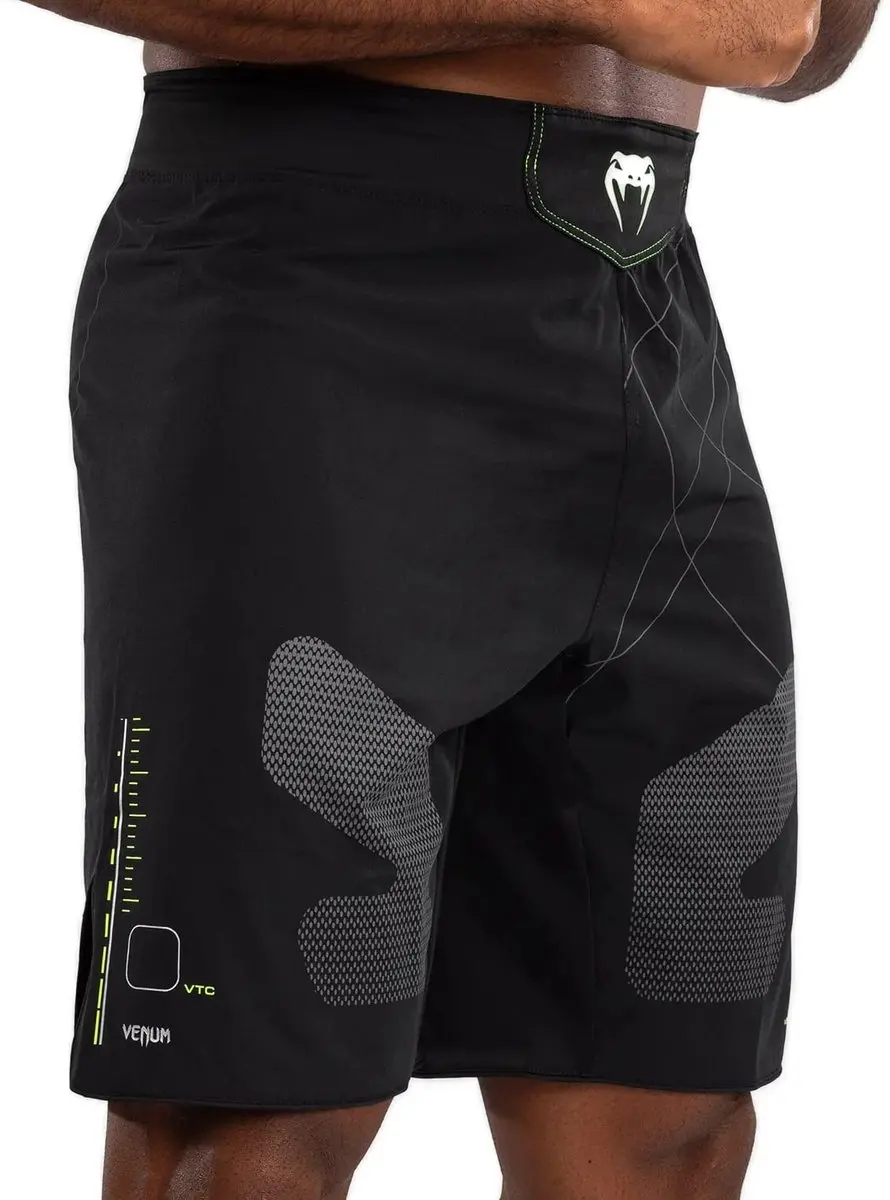 Venum Training Camp 4.0 FightShort Zwart Neo Groen