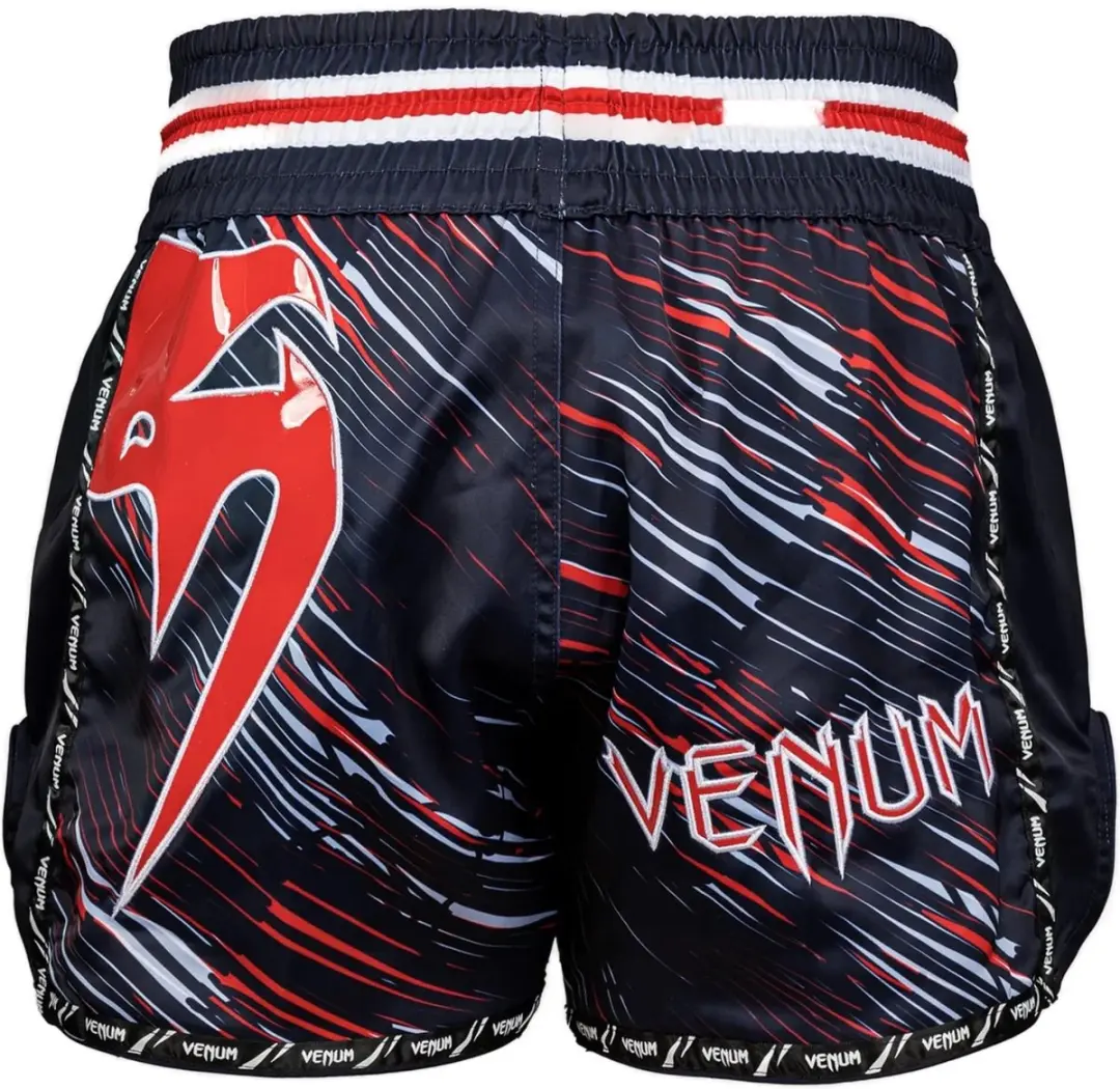 Venum Giant Muay Thai Short - L - Zwart Rood