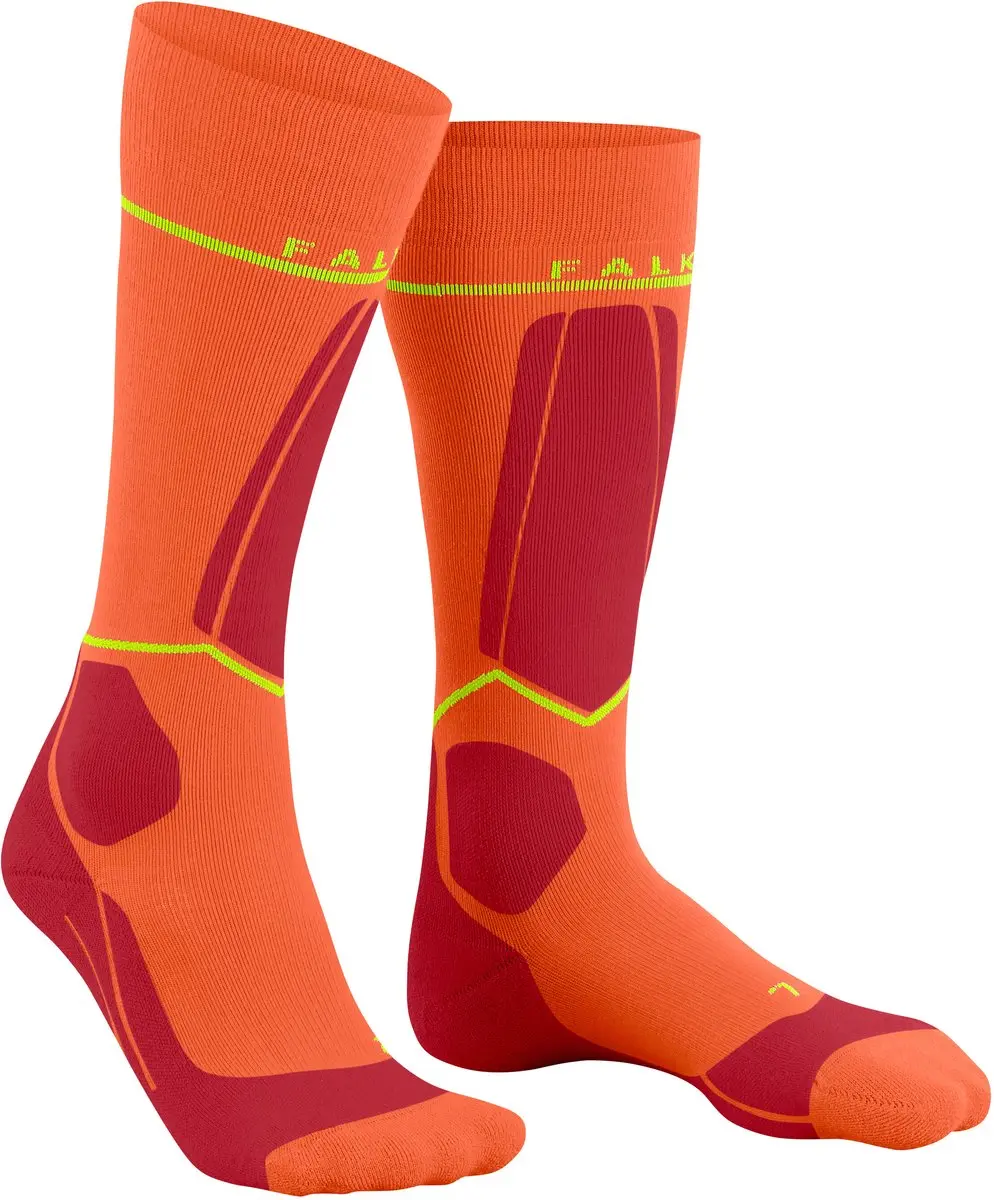 Falke SK Wool Compressie Skisokken Heren - Maat 43-46 - Rood