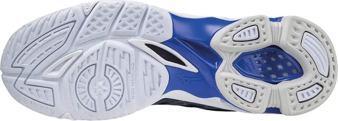 Mizuno Wave Voltage Sportschoenen 37 - Donkerblauw/Zilver