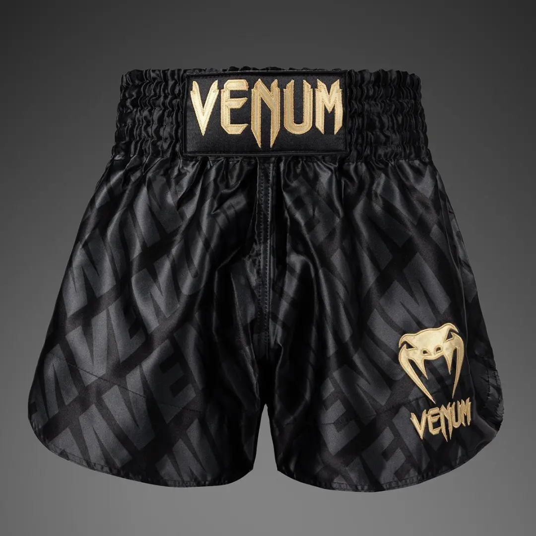 Venum Contender XT Muay Thai Shorts M - Zwart/Goud
