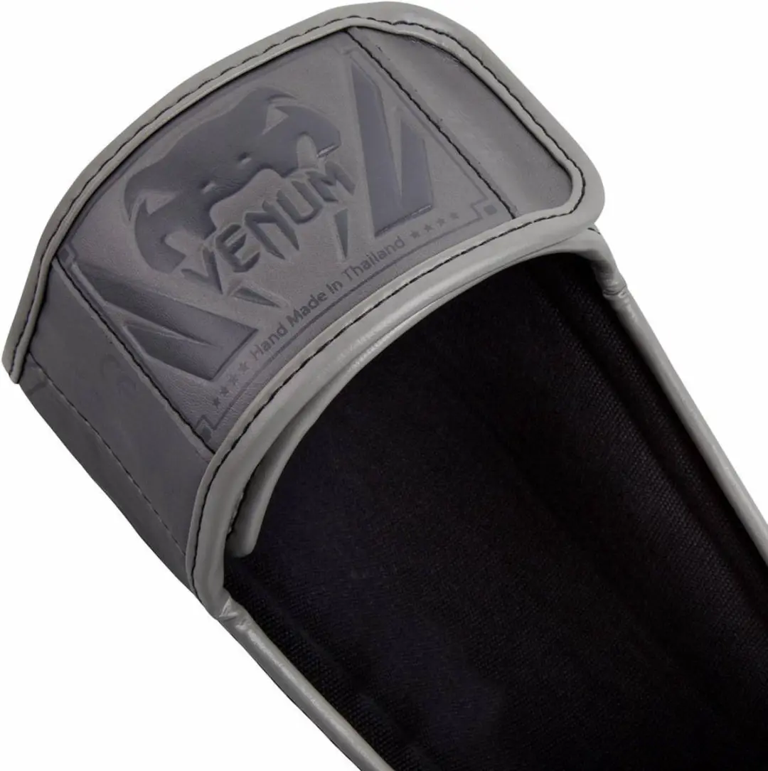 Venum Elite Stand Up Scheenbeschermers - Grijs - XL