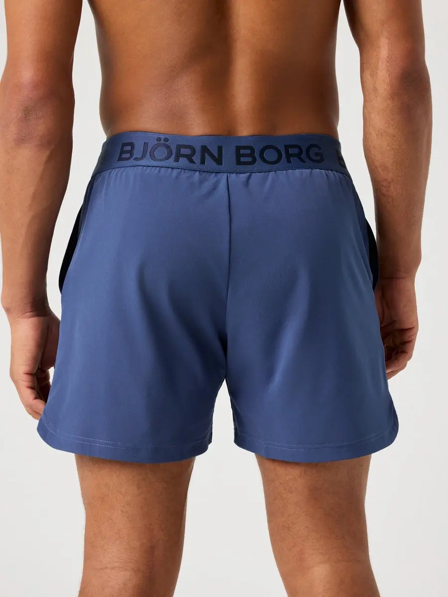 Björn Borg Korte Sportbroek Heren 6" - Sargasso Sea Blauw - Maat L