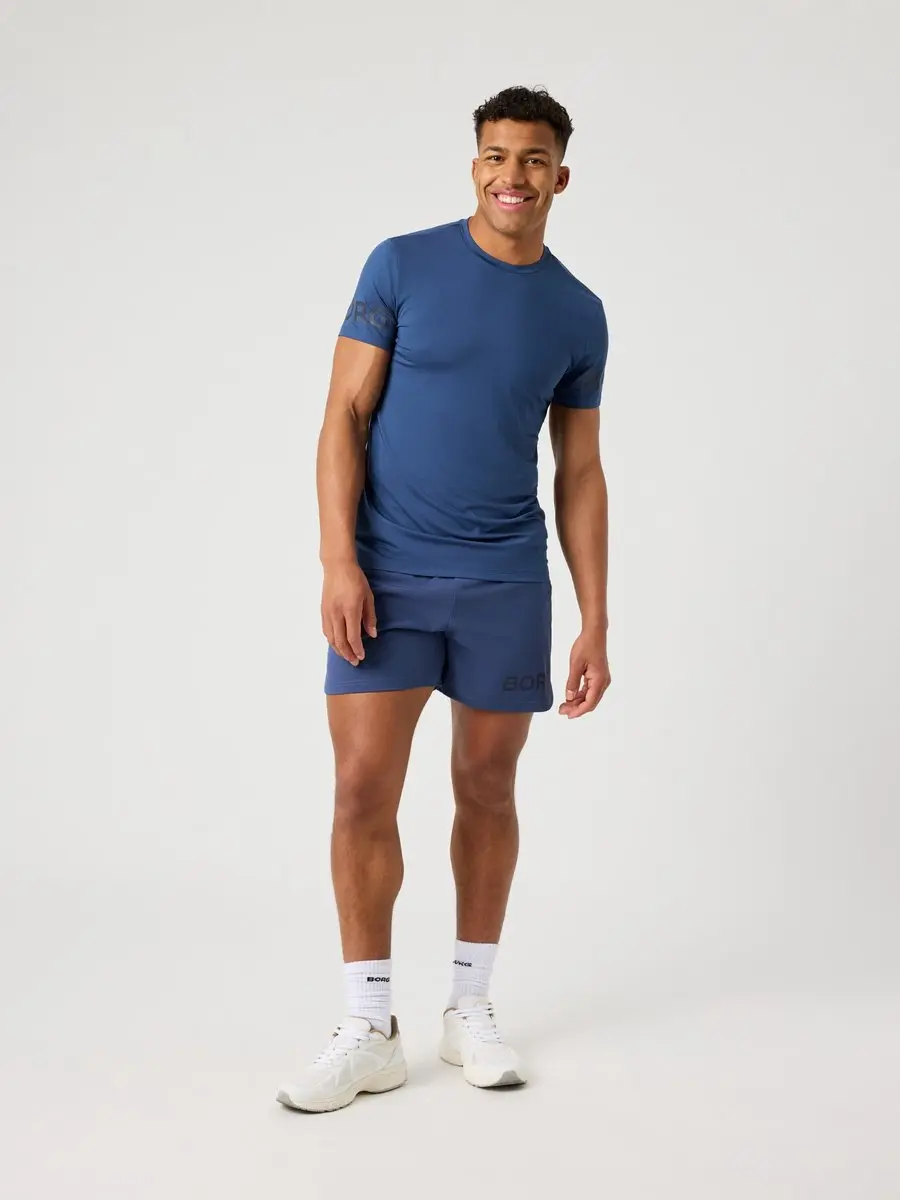 Björn Borg Korte Sportbroek Heren 6" - Sargasso Sea Blauw - Maat L