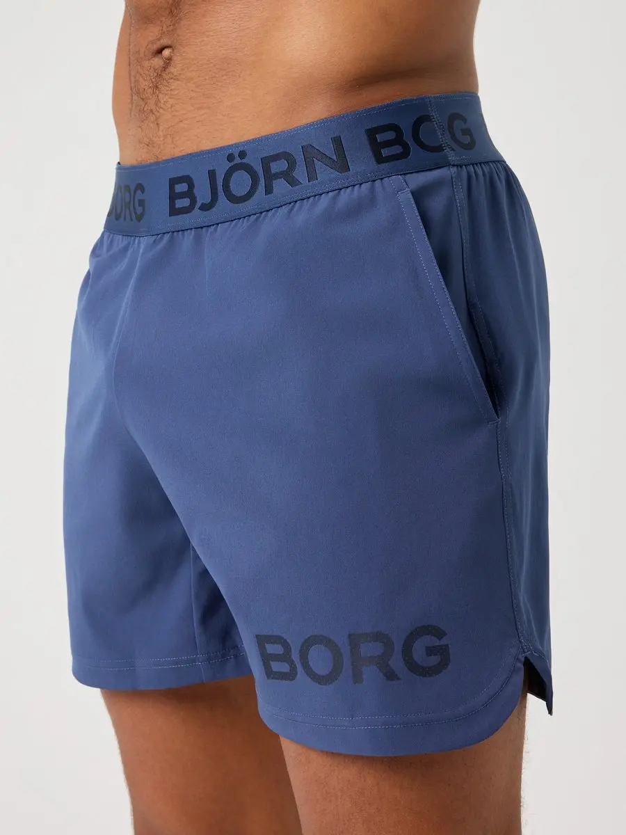 Björn Borg Korte Sportbroek Heren 6" - Sargasso Sea Blauw - Maat L