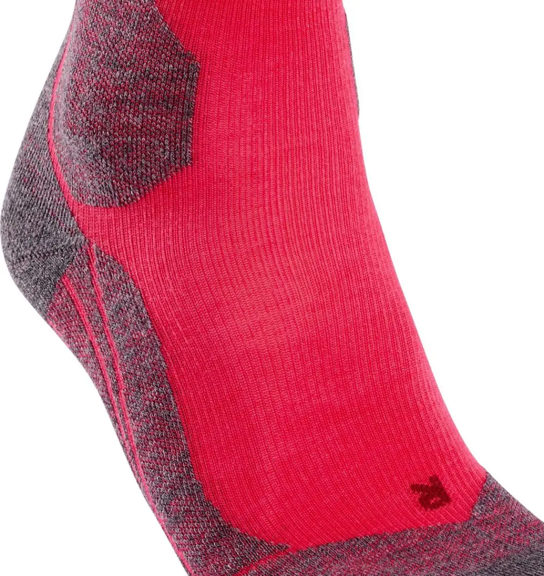 Falke SK4 Compressie Skisokken Dames - Rood - Maat 35-36